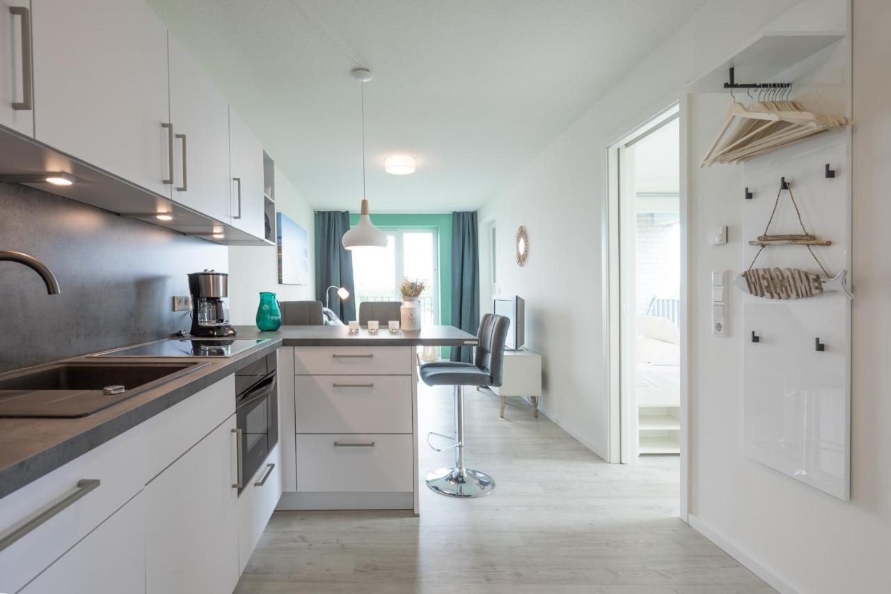 Ferienwohnung Ankerplatz No 7 Mit Blick Auf Den See ノルトシュトラント エクステリア 写真