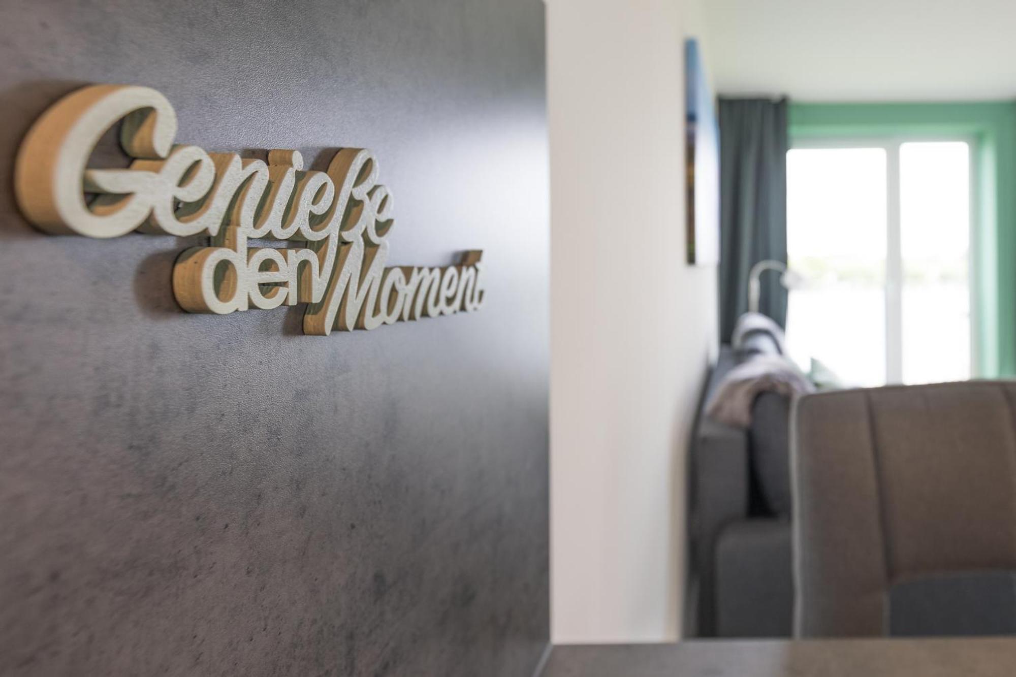 Ferienwohnung Ankerplatz No 7 Mit Blick Auf Den See ノルトシュトラント エクステリア 写真
