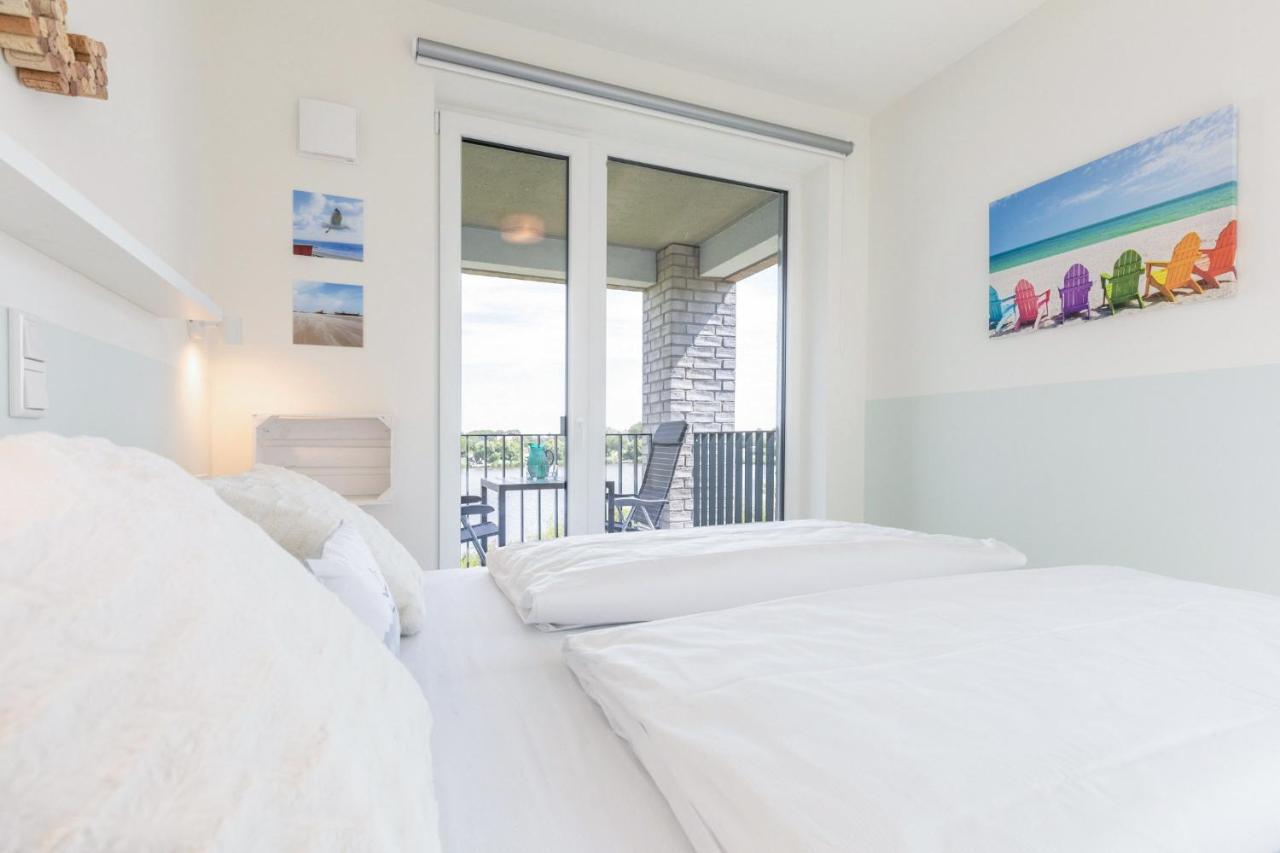 Ferienwohnung Ankerplatz No 7 Mit Blick Auf Den See ノルトシュトラント エクステリア 写真