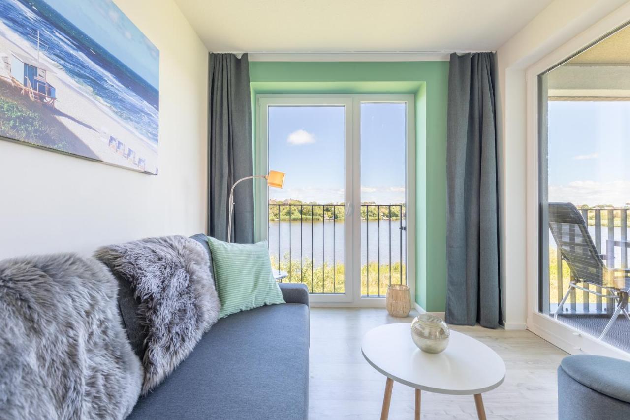 Ferienwohnung Ankerplatz No 7 Mit Blick Auf Den See ノルトシュトラント エクステリア 写真
