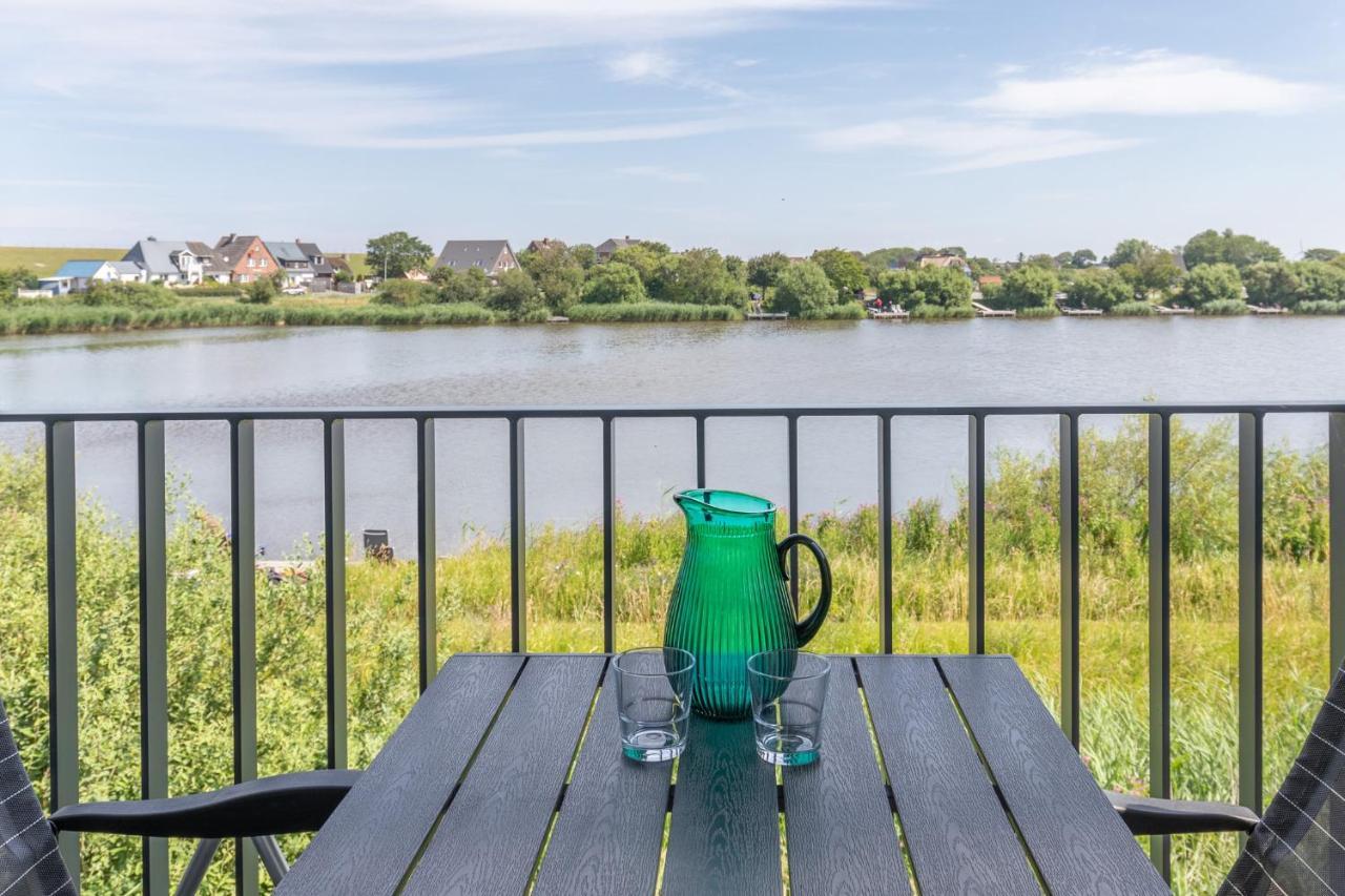 Ferienwohnung Ankerplatz No 7 Mit Blick Auf Den See ノルトシュトラント エクステリア 写真