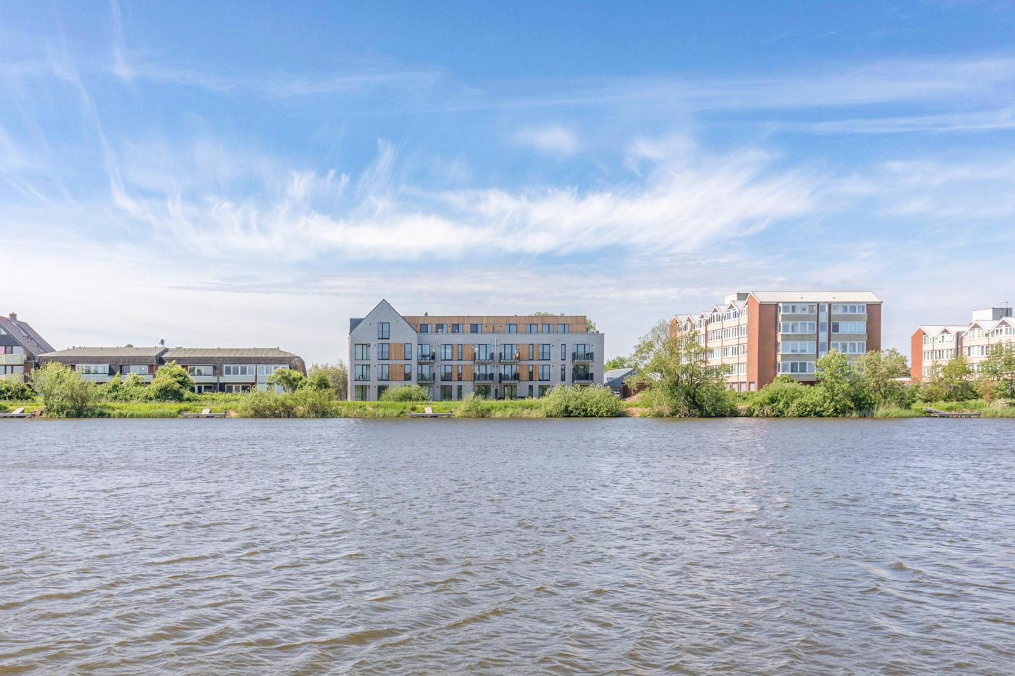 Ferienwohnung Ankerplatz No 7 Mit Blick Auf Den See ノルトシュトラント エクステリア 写真